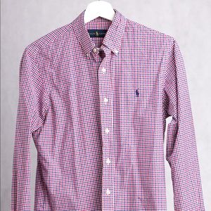 Ralph Lauren | Button-Down| Blue, Red| Men’s small